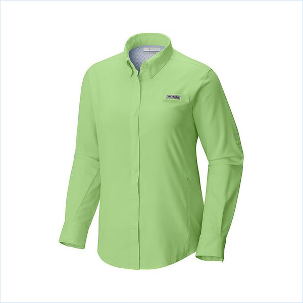 Columbia PFG Tamiami II L/S Jade Lime XS