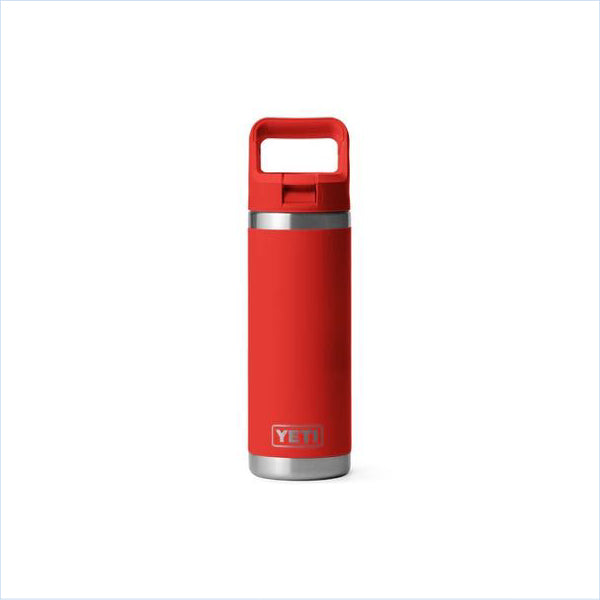 Rambler 18oz Straw Bottle Canyon Red