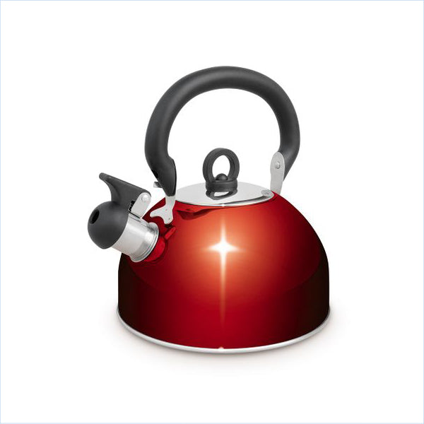 Whistling Kettle S/S 4L Red