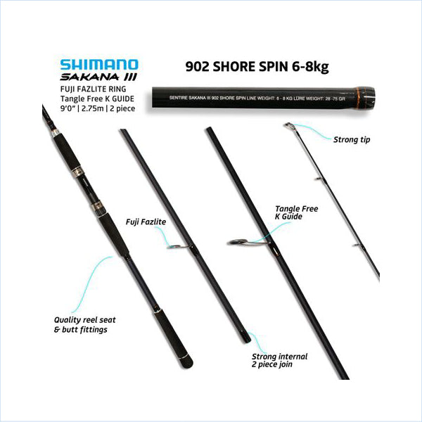 Sakana III Shore Spin