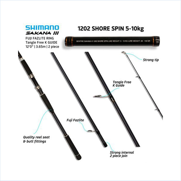 Sakana III Shore Spin