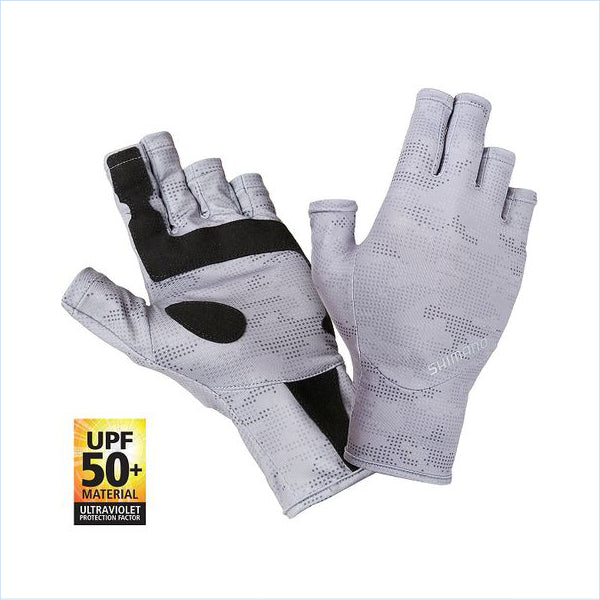 Shimano Sun Glove UPF Grey Dot Camo L